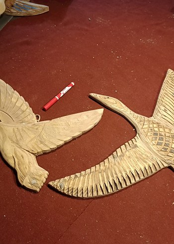 El Yapımı Ahşap Kuş Figürleri - Görsel 2