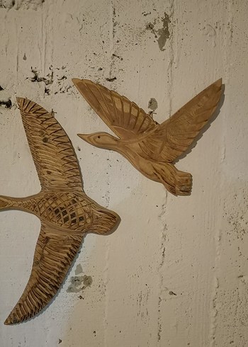 El Yapımı Ahşap Kuş Figürleri - Görsel 11