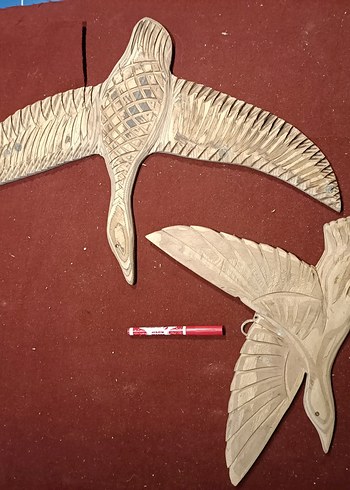 El Yapımı Ahşap Kuş Figürleri - Görsel 6