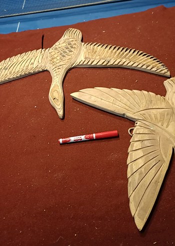 El Yapımı Ahşap Kuş Figürleri - Görsel 5