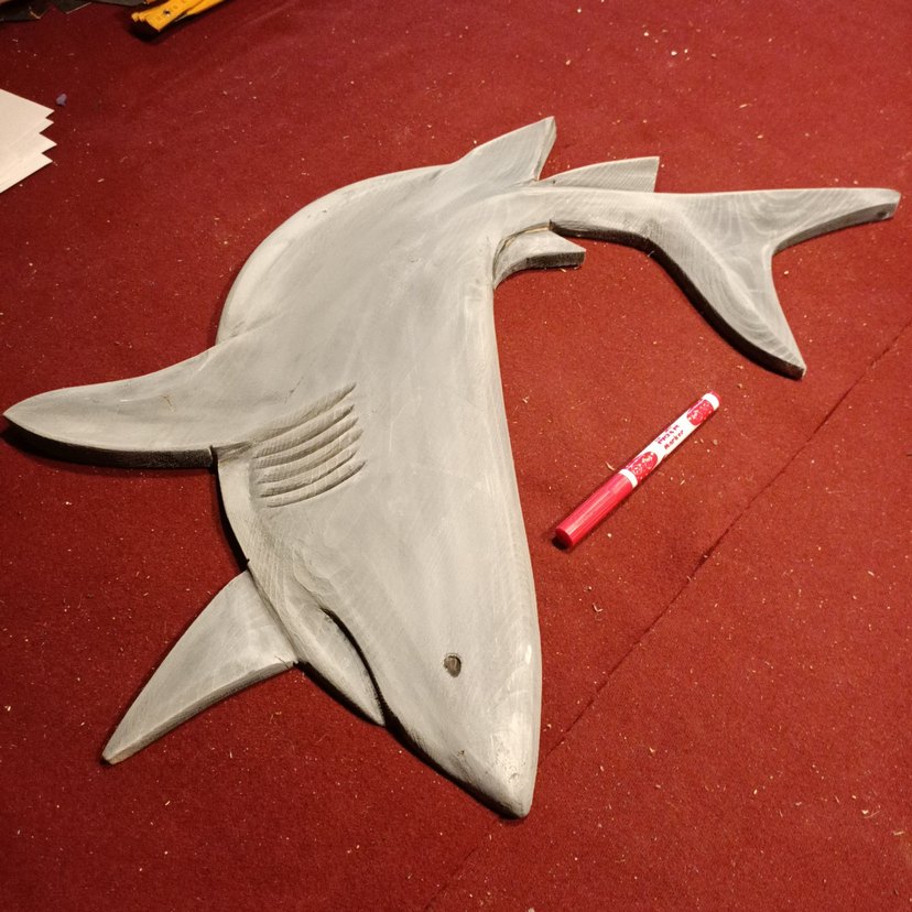 Beyaz Gri Köpekbalığı Aksiyon Figürü - Görsel 3