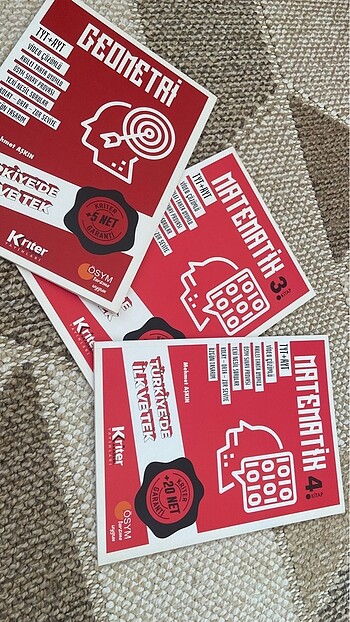kritee yayınları matematik geometri test kitabı