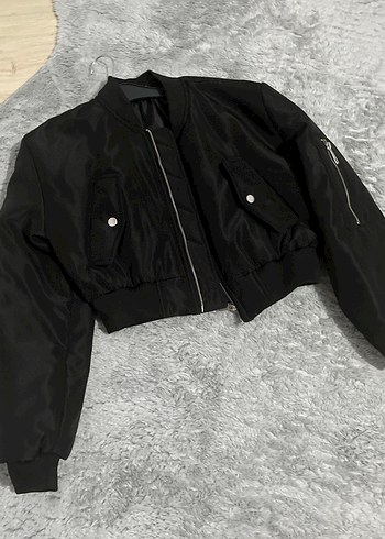 Trendyol & Milla Siyah milla bomber ceket