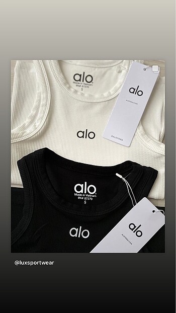 s Beden siyah Renk Alo Yoga Crop Top Atlet