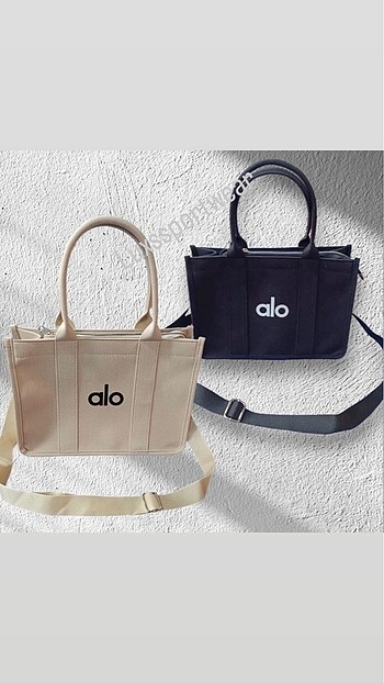 Alo Yoga Canvas Tote Bag Çanta - Görsel 4