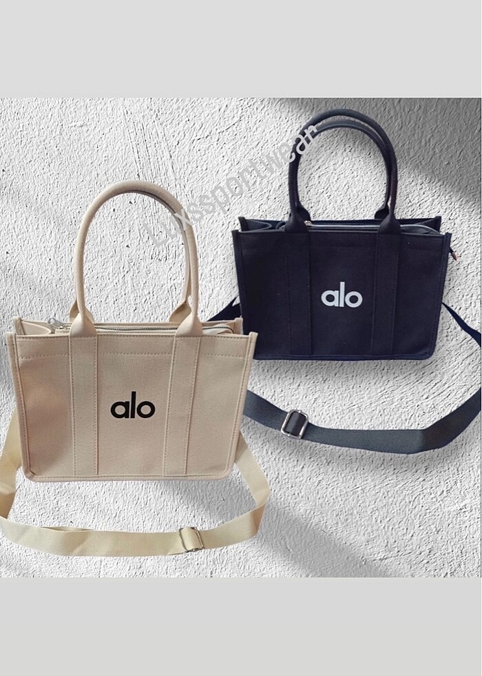 Alo Yoga Canvas Tote Bag Çanta - Görsel 4