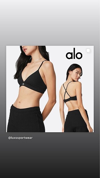 Alo Yoga Ayarlanabilir Askılı Büstiyer Bra