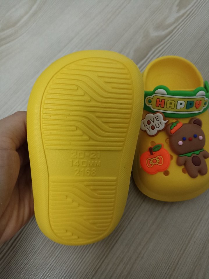 Sarı Renkli Çocuk Terlik - Görsel 2