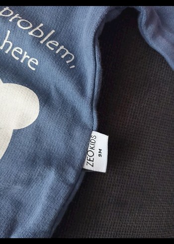 Mavi Baskılı Erkek Bebek Takımı - Görsel 3