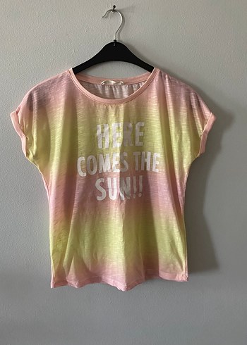 Kız Çocuk Pembe Tie-Dye Tişört