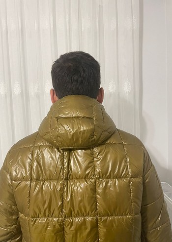 Parlak Fermuarlı H&M Kışlık Mont - Görsel 3