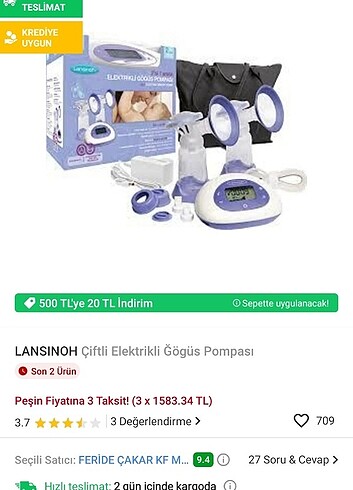 Lansinoh süt saçma makinesi ikili