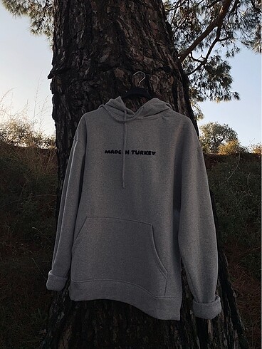 made in turkey oversize hoodie sweatshirt