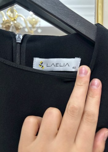 Drapeli Beyaz Uzun Kollu Kadın Elbise - Görsel 2