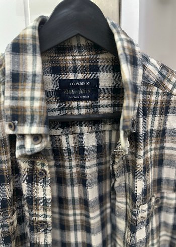 Gri Ekose Pamuklu Erkek Gömlek - Görsel 2