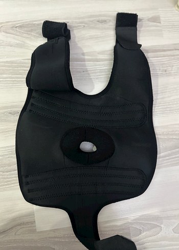 Siyah Biker Diz Koruyucu - Velcro Bantlı - Görsel 2