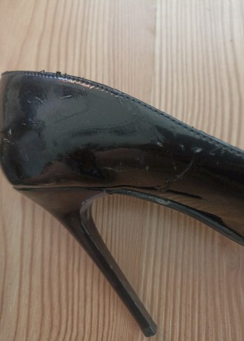 36 Beden siyah Renk Kadın Siyah Yılan Desenli Stiletto