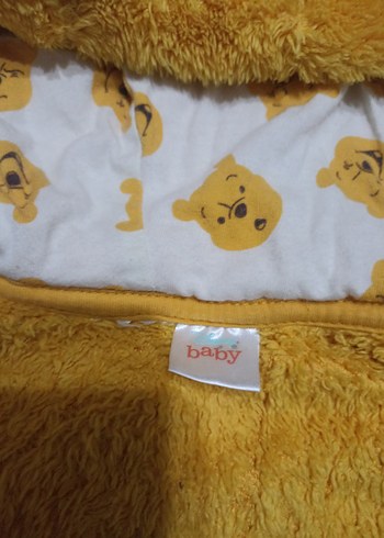 Sarı Kapüşonlu Bebek Tulum - Görsel 3