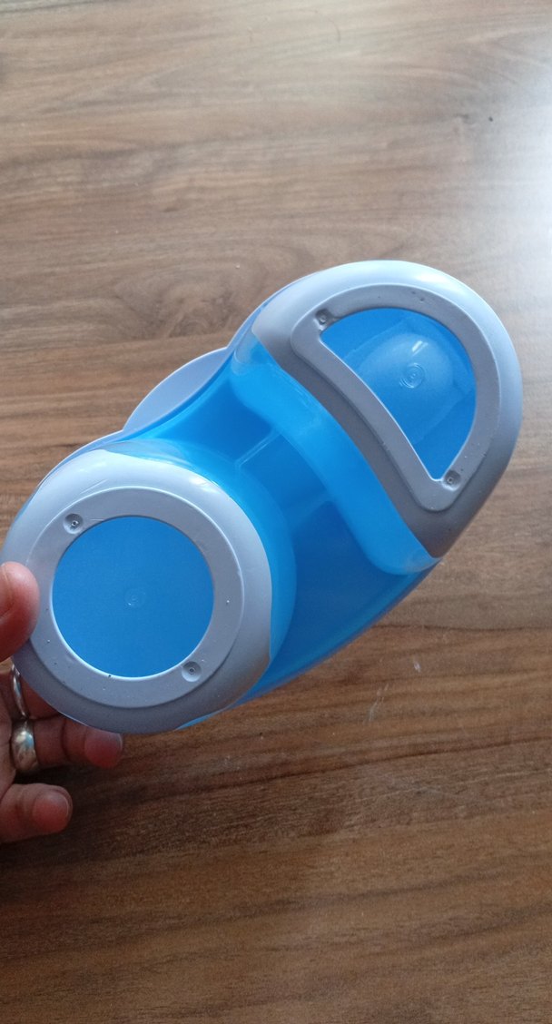 Mavi Plastik bebek yemek Kabı - Görsel 3