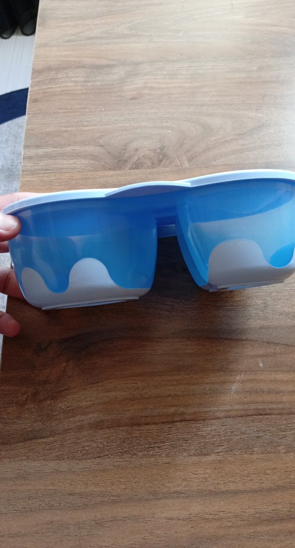 Mavi Plastik bebek yemek Kabı - Görsel 2