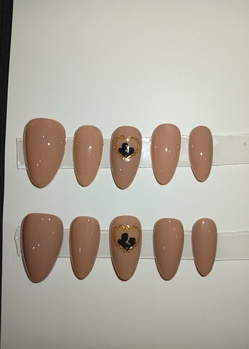 Bej Renkli protez Tırnak - Görsel 2