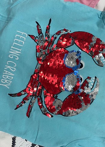 Kız Çocuk Çok Renkli Baskılı Tişörtler - Görsel 6