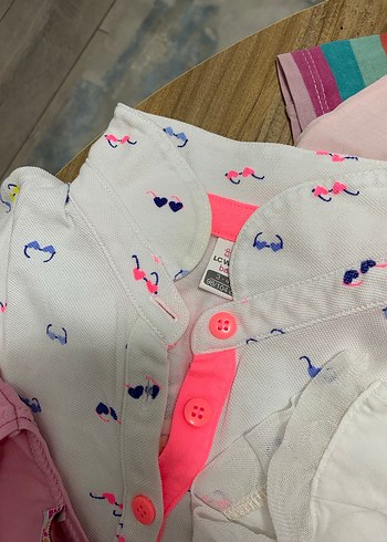 Kız Çocuk Çok Renkli Baskılı Tişörtler - Görsel 4