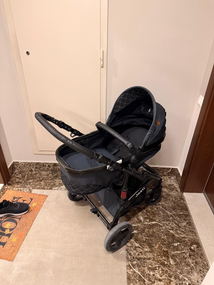 Joell Siyah Bebek Arabası - Görsel 2