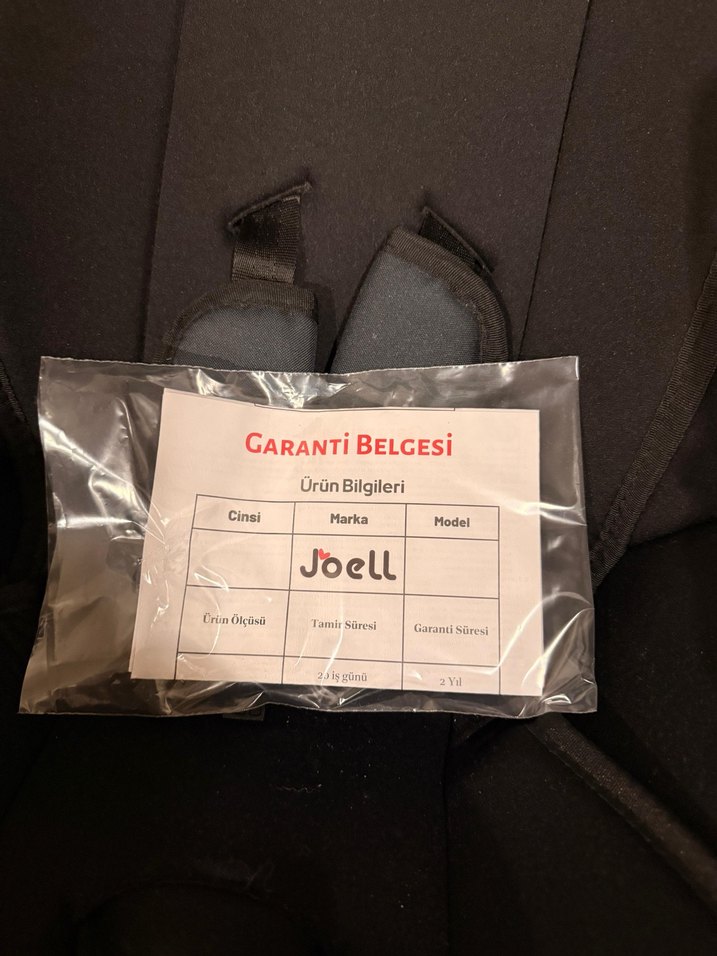 Joell Siyah Bebek Arabası - Görsel 4