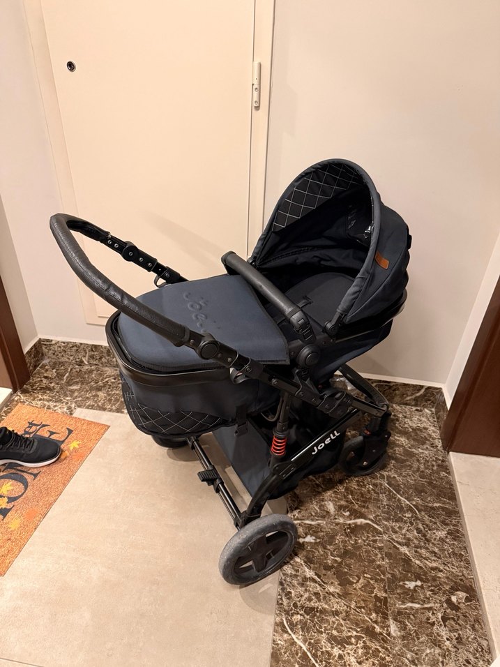 Joell Siyah Bebek Arabası - Görsel 3