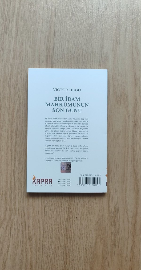 Bir İdam Mahkumunun Son Günü - Victor Hugo - Görsel 2