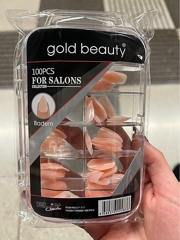 Gold beauty takma tirnak