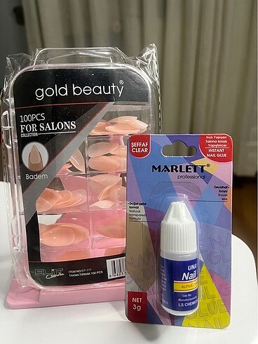 gold beauty takma tirnak 717-yapıştırıcı