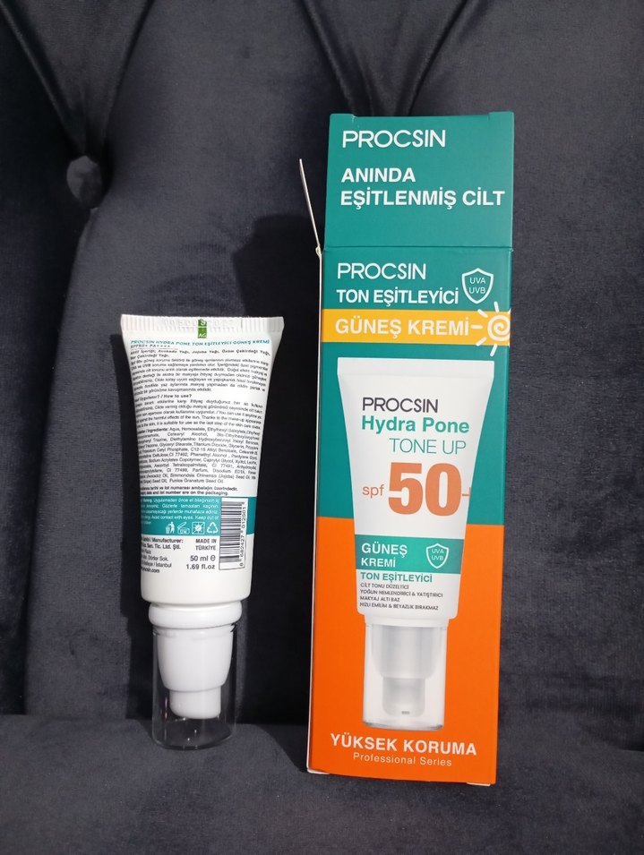 Procsin Hydra Pone SPF 50 Güneş Kremi Tone Up - Görsel 2