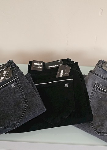 l Beden Siyah Regular Fit Erkek Denim Jean
