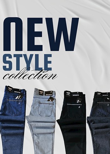 Siyah Regular Fit Erkek Denim Jean