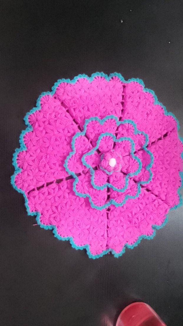 Pembe Fırfırlı  banyo lifi - Görsel 2