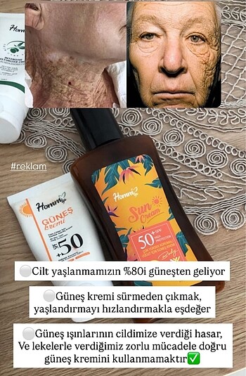  Beden Renk Güneş kremi