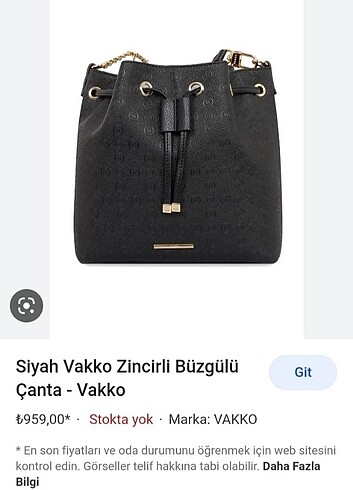 Vakko marka çanta 