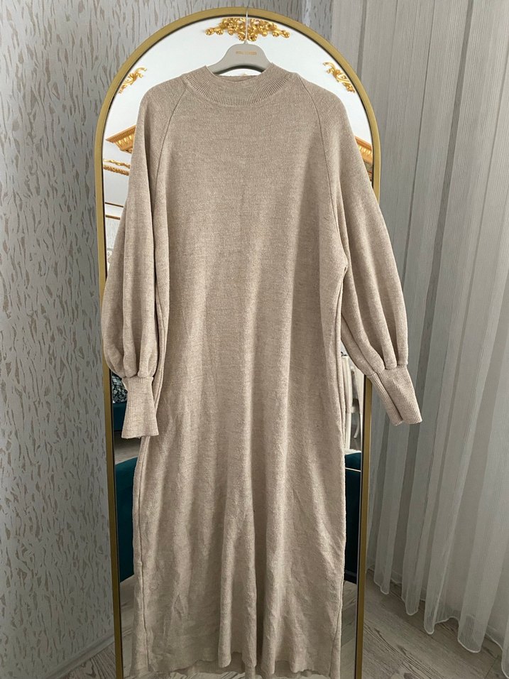 Uzun trıko elbise - Görsel 2