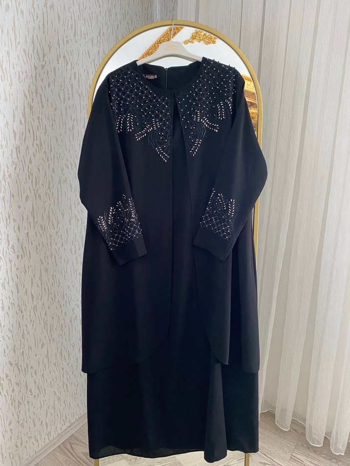 Büyük beden elbise abiye - Görsel 3