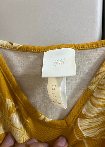 Sarı Bohem Desenli İnce Askılı - Görsel 4