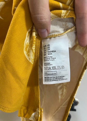 Sarı Bohem Desenli İnce Askılı - Görsel 3