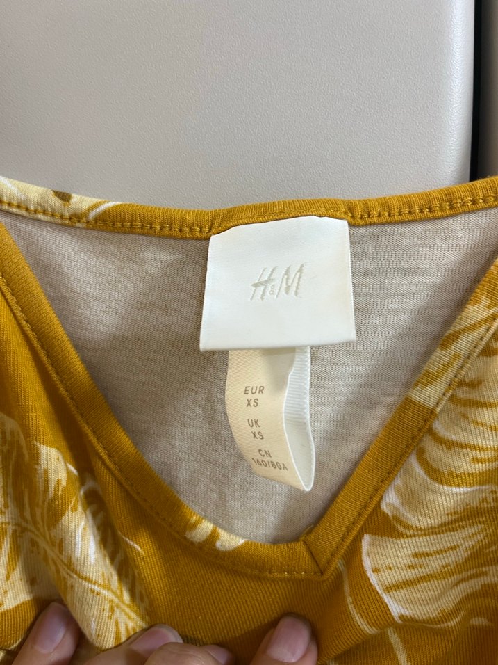 Sarı Bohem Desenli İnce Askılı - Görsel 4