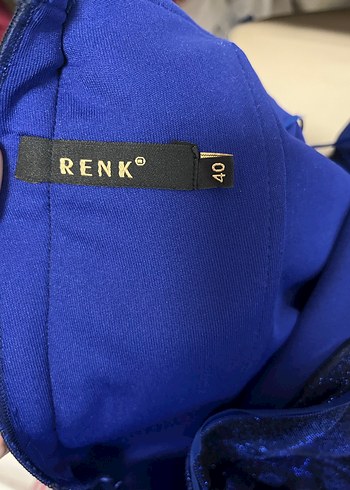 Parlak Lacivert Uzun Abiye Elbise - Görsel 8