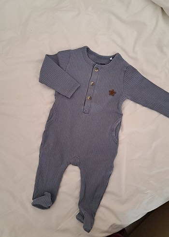 Fermuarlı Uzun Kollu Bebek Tulum - Görsel 2