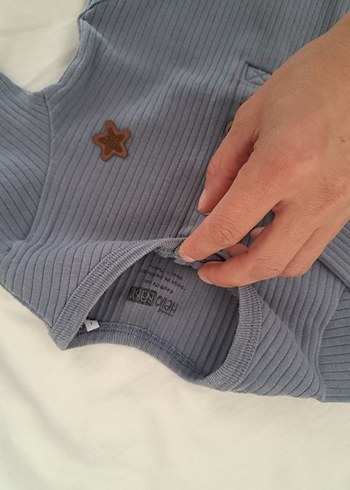 Fermuarlı Uzun Kollu Bebek Tulum - Görsel 3