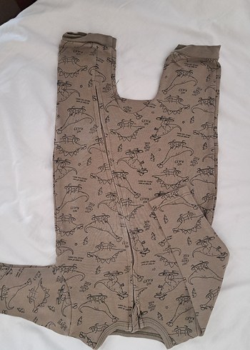 Fermuarlı Uzun Kollu Bebek Tulum - Görsel 4