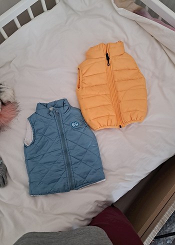 Sarı Fermuarlı Kadın Kışlık Ceket - Görsel 4