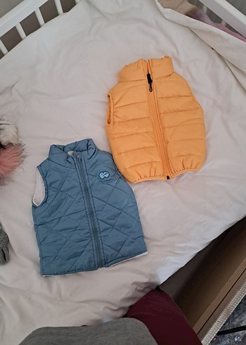 Sarı Fermuarlı Kadın Kışlık Ceket - Görsel 3